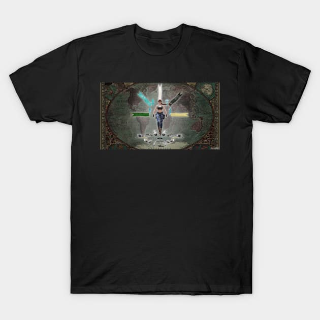 Tomb Raider III - fresco T-Shirt by James-Cr